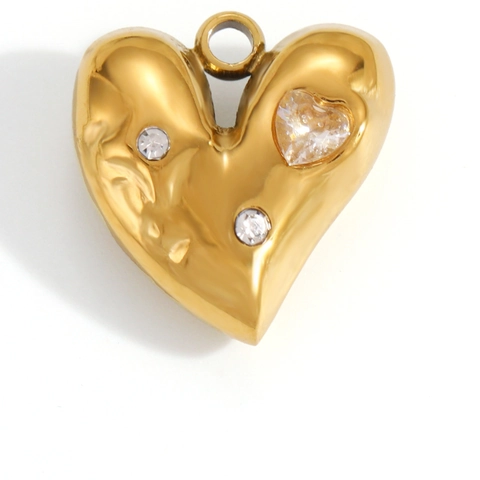 Stainless Steel Pendants DIY Jewelry Accessories Heart Flower Envelope Starfish Enamel Rhinestone Charms For Women
