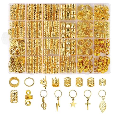 Accessori per Capelli Dreadlock in Lega Ciondoli Charms Anelli per Capelli Cavi Clip Foglia Croce Stella Simboli Musicali per Trecce