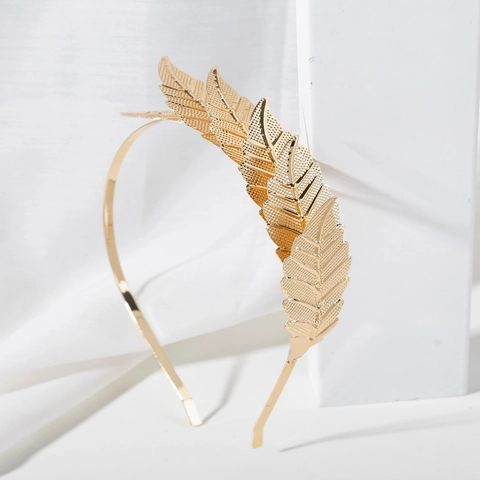 Elegant Alloy Olive Leaf Headband Fashion Laurel Leaf Hair Band For Women Wedding Party Hair Accessories
