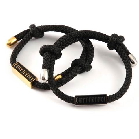 Edelstahl Gravierte Quadrat Block Geflochtene Seil Armband Für Herren Damen Mode Geometrische Confidence Fighting Schmuck