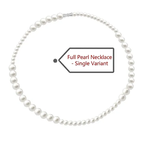 Collana di Künstliche Perle Hip Hop Vintage Catena in Acciaio Inossidabile Giunzione Perla Artificial di Conchiglia Perline Graduata Streetwear Unisex Collane Gioielli