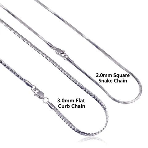 Titanstahl Halskette Vierkant-Schlangenkette Flache Dichte Kette Minimalistisch Hip Hop Streetwear Schmuck Für Damen Herren