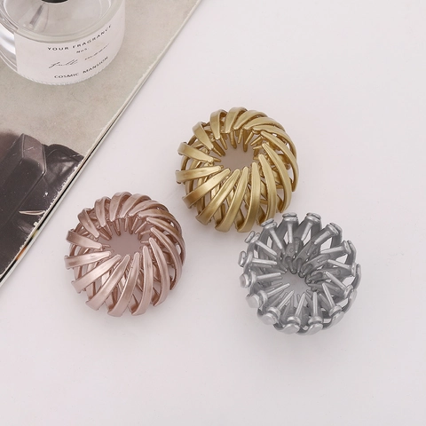Fashion Bird Nest Expandable Hair Ring For Women Minimalist Resin Retractable Ponytail Holder Bun Maker Hair Claw Clip Accessory