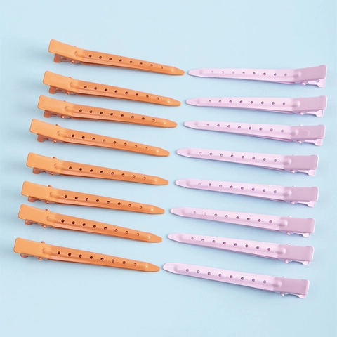Minimalist Metal Duckbill Hair Clips For Women Geometric One-Word Clip For Salon Styling Hair Accessories Matte Finish