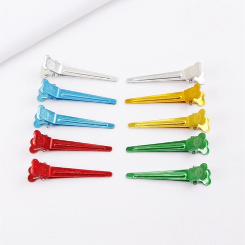 Barrettes Bec de Canard en Métal de Style Coréen Pinces Croco pour Femmes Filles Accessoires de Coiffure