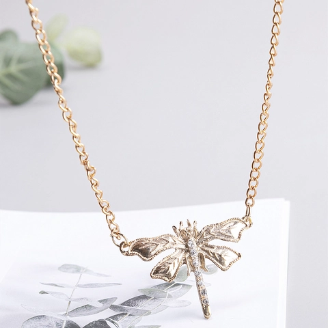 Bohemian Alloy Rhinestone Dragonfly Hair Chain Gold Metal Elastic Headband For Women Vintage Wedding Party Hair Accessories