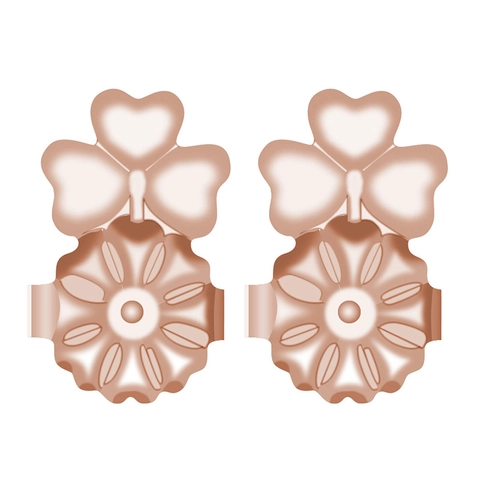 Elevadores de Pendientes de Latón Forma Corazón Cruz Oso Corona Estabilizadores de Diamantes de Imitación Joyería Mujer
