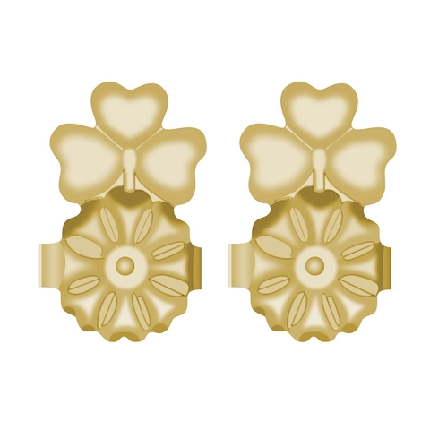 Elevadores de Pendientes de Latón Forma Corazón Cruz Oso Corona Estabilizadores de Diamantes de Imitación Joyería Mujer