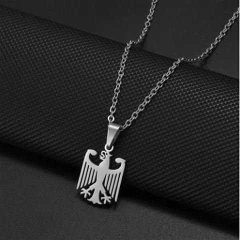 Roestvrij Staal Duitse Adelaar Hanger Ketting Heraldische Bundesadler Sieraden Voor Vrouwen Mannen Cadeau