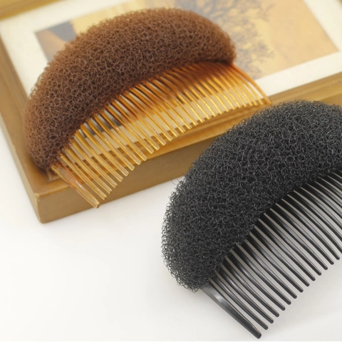 Professional Hair Volume Bump Pad Insertion Comb Plastic Resin Sponge Styling Tool Invisible Hair Fluffy Tool For Women