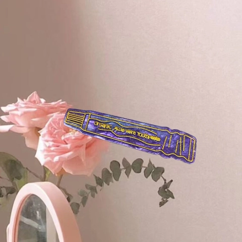 Creative Acetate Hair Clip Funny Hand Cream Sunscreen Tube Shaped Duckbill Clip Cute Sweet Bangs Fringe Hairpin For Women Jewelry