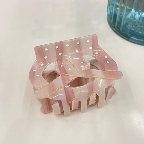 Acetaat Haarklem Vintage Broodvorm Haarspelden Minimalistisch Mat Haaraccessoires Voor Vrouwen Meisjes Haarstyling Tools