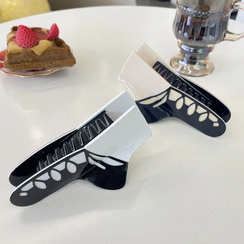 Acetat Ballettschuh Form Haarklammer Elegant Ausgehöhlt Haarschmuck Für Damen Süßer Stil Haarklammer Geschenk