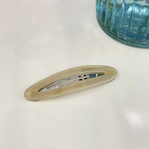 Französischer Vintage Acetat Oval Haarclip Handgefertigt Leichter Luxus Nischendesign Barrette Damen Mode Haarschmuck Geschenk
