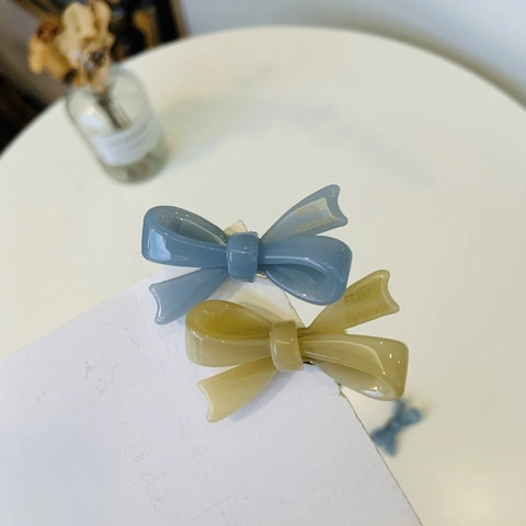 Dolci Elastici per Capelli a Fiocco in Resina Plastica e Fermagli a Becco d'Anatra per Donna Ragazza Graziosi Accessori Quotidiani