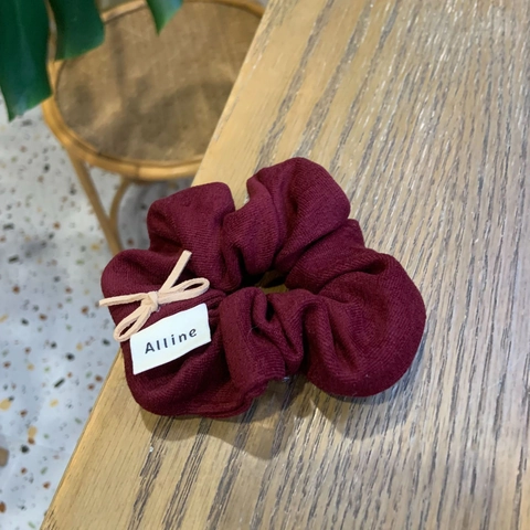 Chouchous Style Coréen À Carreaux Avec Nœud Tissu Haute Élasticité Vintage Élégant Anneaux De Cheveux Pour Femmes Quotidien