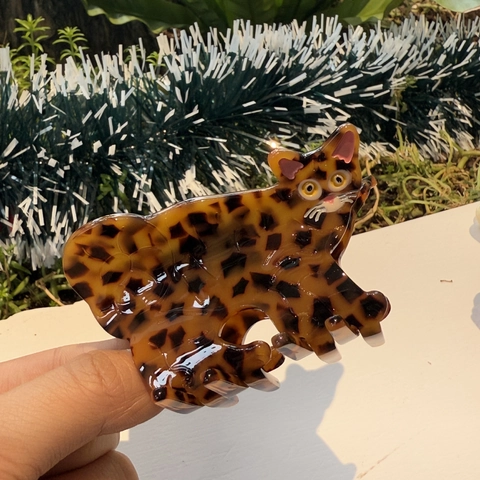 Acetate Animal Shaped Hair Claw Clip Cute Cartoon Cat Penguin Dog Styling Tool Hair Accessories For Women Girls Daily Headwear