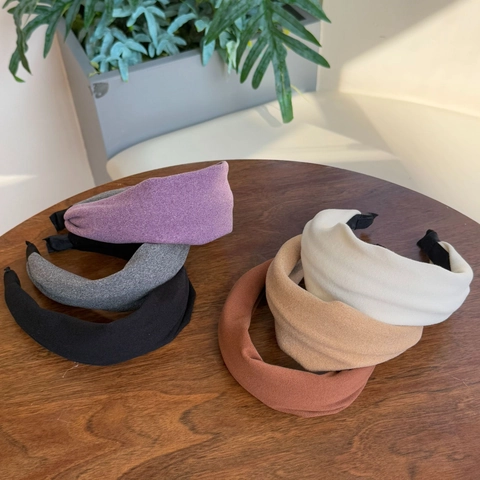 Minimalistisch Einfarbig Breites Stoff Haarreif Für Damen Süß Plüsch Textur Haarband Einfacher Kopfschmuck Für Gesichtswaschen