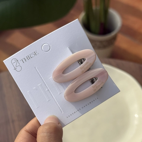 Elegante Acetaat Marmeren Patroon Ovale Eendenbekclip Voor Dames Fris Zoet Handgemaakte Haaraccessoires Dagelijks