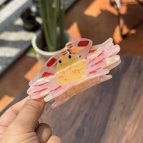 Lindas Pinzas para el Cabello de Acetato de Animales Marinos Pulpo Caballito de Mar Cangrejo Foca Pez Medusa Accesorios para el Cabello de Mujer Playa