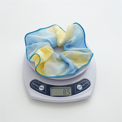 Grandi Elastici Tie Dye Colorati in Tessuto Elastico Porta Coda di Cavallo Fasce per Capelli Moda Donna Accessori Styling