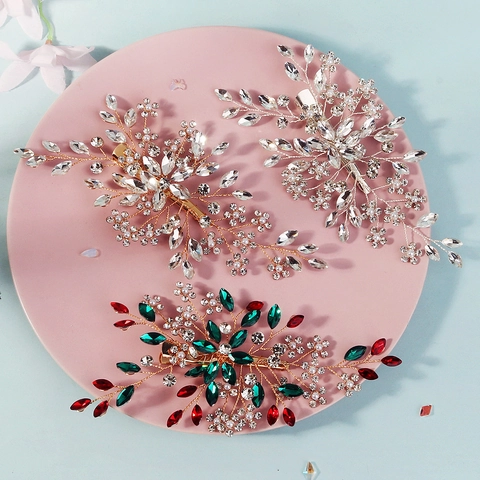Fermaglio Per Capelli Da Sposa Vintage Fatto A Mano In Lega Intrecciata Con Fiori E Strass Gioielli Per Capelli Per Donna Matrimonio Fotografia Perla Artificiale Clip Laterale