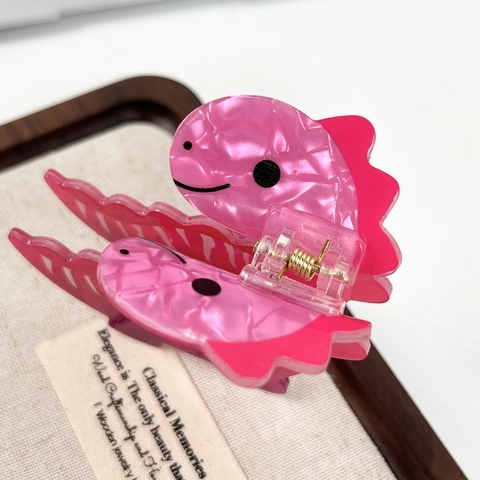 Pince à Cheveux en Acrylique Dinosaure Mignon Barrette en Forme d'Animal de Dessin Animé pour Femmes Accessoires de Coiffure