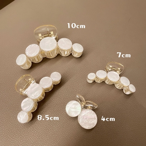 Elegante Pinza de Pelo de Acrílico Vintage Francés Con Decoración de Perla Artificial para Mujer Pinza de Pelo de Sirena Elegante Accesorios para el Cabello