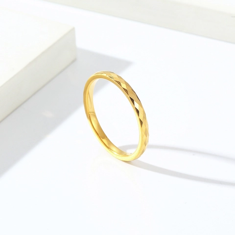 Minimalistischer Wolframstahl Ring Für Herren Damen Facettiert Geometrisch Rautenschliff Stapelbar Bandring Modeschmuck Geschenk