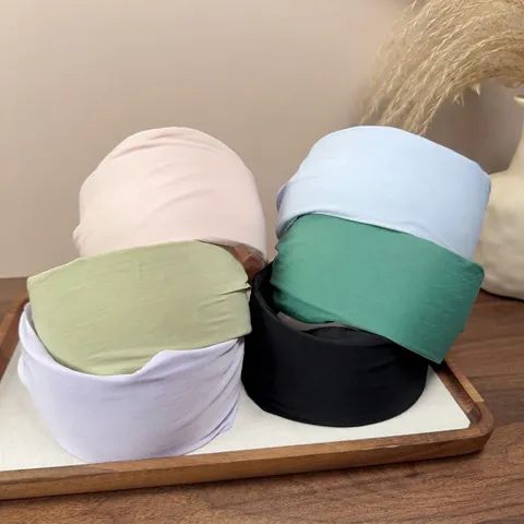 Diadema Ancha de Color Sólido Minimalista para Mujer Estilo Ins Diadema de Tela Accesorios para el Cabello de Moda para Uso Diario