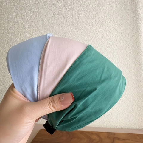 Diadema Ancha de Color Sólido Minimalista para Mujer Estilo Ins Diadema de Tela Accesorios para el Cabello de Moda para Uso Diario