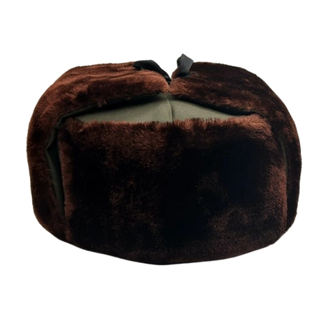 Winter Trapper Hoed Mannen Oesjanka Oorkleppen Hoed Kunstbont Fleece Gevoerd Winddicht Warm Pilotmuts Voor Outdoor Skiën