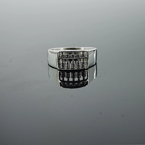 Vintage Titanium Steel Abacus Ring For Men Women Movable Beads Chinese Style Lucky Wealth Wide Band Open Finger Ring Jewelry