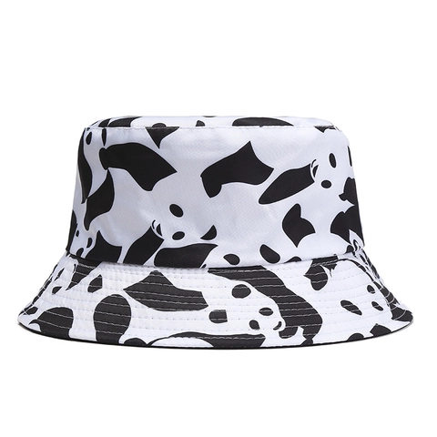 Wendehut Panda Druck Baumwollmischung Anglerhut Faltbarer Sonnenschutz Outdoor Kappe Für Herren Damen Casual Fashion Hut