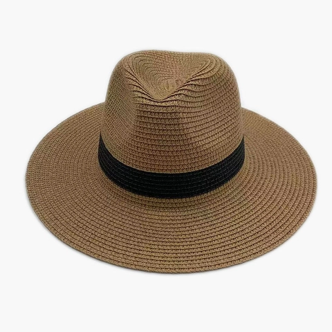 Sommer Panama Strohhut Fedora Für Damen Herren Strand Sonnenschutz Breite Krempe Atmungsaktiv Urlaub Reise Panama Hut