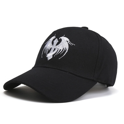 Berretto da Baseball con Ricamo Hip Hop da Uomo in Cotone Regolabile Parasole Sport all'aperto Casual Street Style