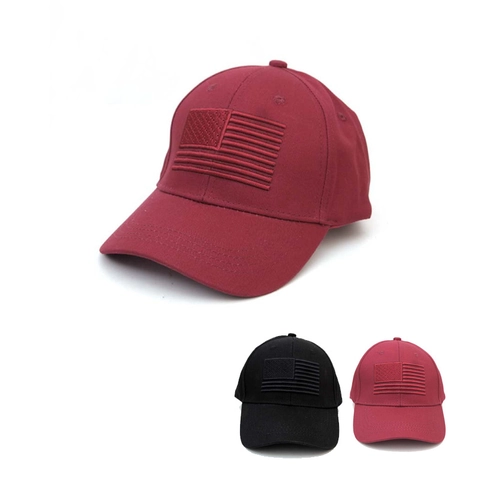 Amerikaanse Vlag Geborduurd Honkbalpet Unisex Verstelbaar Katoenen Zonnehoed Hip Hop Stijl Outdoor Sport Mode Accessoire