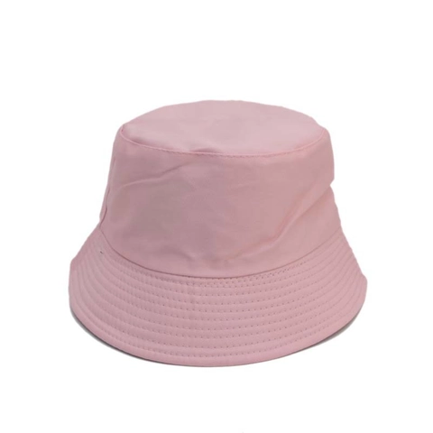 Unisex Cotton Double Sided Bucket Hat Sun Protection Foldable Summer Travel Sunshade Plain Color Casual Fisherman Hat