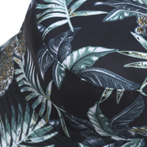 Tropischer Ananas Print Wende Anglerhut Baumwolle Sonnenschutz Fischerhut Für Herren Damen Outdoor Urlaub Strand