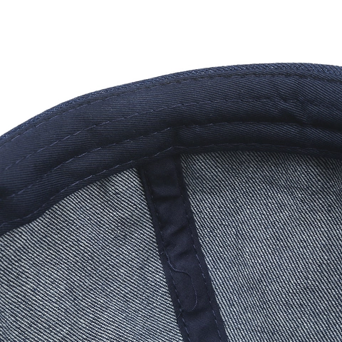 Berretto Docker Retrò da Uomo in Denim Senza Tesa Stile Streetwear Beanie Vintage Lavato Denim Skullcap Per Hip Hop Casual