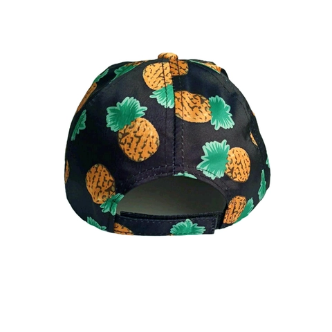 Casquette de Baseball en Coton à Imprimé Ananas pour Femmes Style Coréen Motif de Fruits Protection Solaire Chapeau de Soleil Été