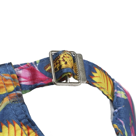 Berretto da Baseball Unisex con Stampa di Farfalle e Fiori Tropicali Cappello con Visiera in Raso Regolabile Berretto Parasole per Viaggi Casual Spiaggia Accessori All'aperto