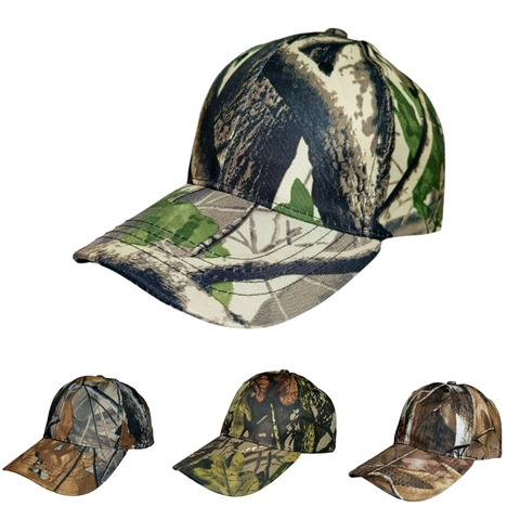 Berretto da Baseball Mimetico Bionico da Uomo all'Aperto in Cotone Parasole Cappello Tattico per Pesca Caccia Escursionismo
