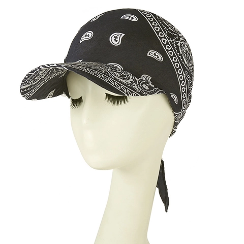 Cappello Bandana in Cotone con Stampa Paisley Berretto da Baseball Hip Hop Streetwear Copricapo Parasole Uomo Donna Regolabile