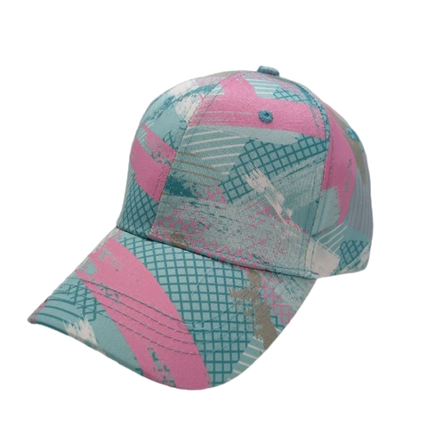 Gorra de Béisbol de Algodón Tie Dye Unisex Moda Parasol Verano Ocio Aire Libre Ajustable Ala Curva Sombrero Tocado de Moda