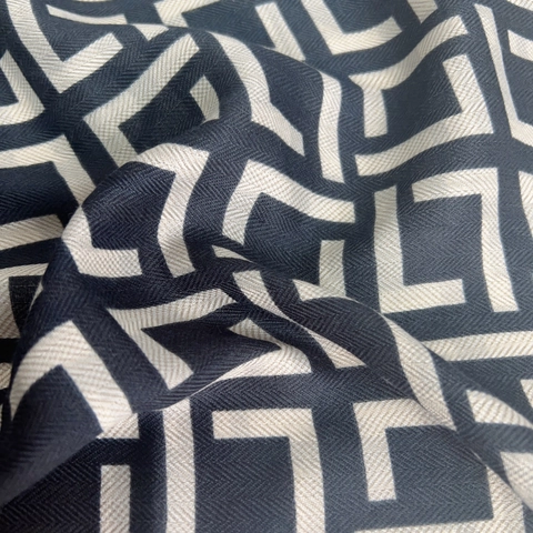 Women Geometric Letter Print Polyester Square Scarf Fashion Satin Soft Neck Scarf For Daily Commuting Office Head Scarf Accessory