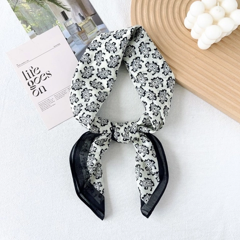 Pañuelo Cuadrado de Algodón con Patrón de Paisley Retro para Mujer Elegante Pañuelo Pequeño para el Cuello Bandana Pañuelo de Cabeza