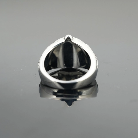 Vintage Stainless Steel Ship Anchor Signet Ring For Men Nautical Punk Style Gold Silver Color Band Jewelry Gift For Boyfriend