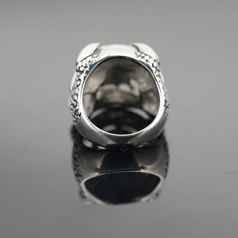 Vintage Roestvrij Staal Schedel Ring Voor Mannen Punk Gothisch Biker Rock Sieraden Heavy Metal Vinger Ring Mode Cadeau