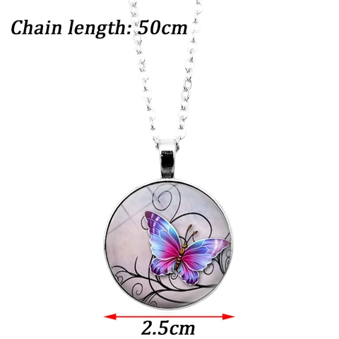 Vintage Silver Color Alloy Butterfly Pattern Glass Jewelry Set For Women With Necklace Bracelet Drop Earrings Fashion Jewelry